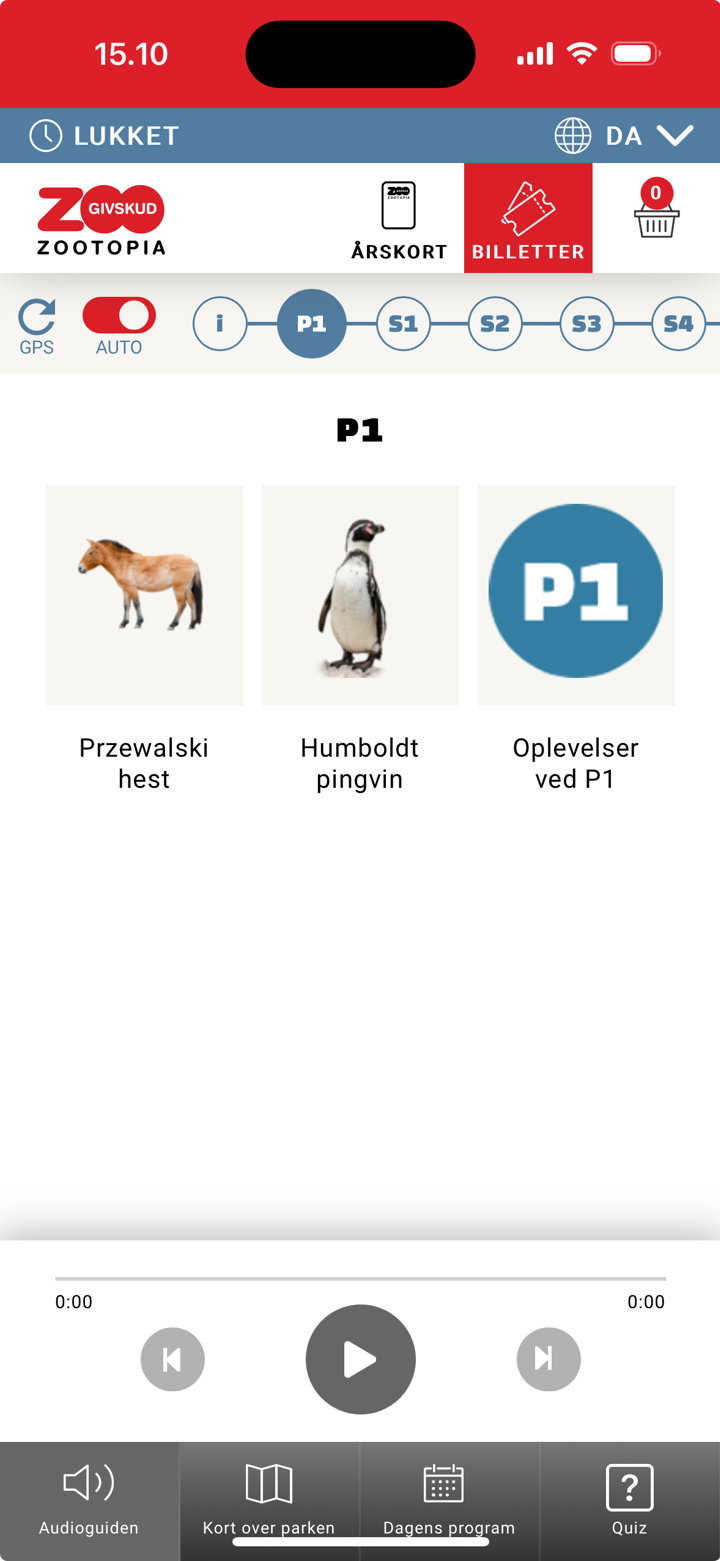 App-udvikling til Givskud Zoo med GPS-funktionalitet